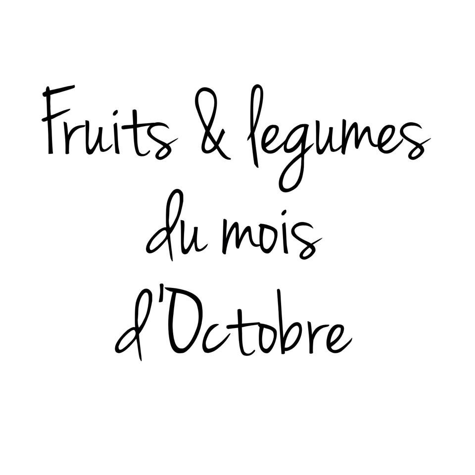 Je vous dévoile tous les mois les fruits et légumes de saison afin de bénéficier d'un maximum de nutriment, de goûts, ... Voici le mois d'Octobre. E&S